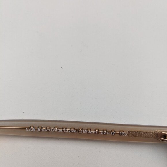 🕶️Coach HC6072 5328 (Brown Glitter) Eyeglasses 52/17/135 /ALH144🕶️ - Picture 7 of 9